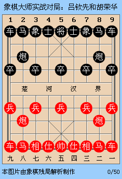 象棋大师实战对局：吕钦先和胡荣华__凤凰网