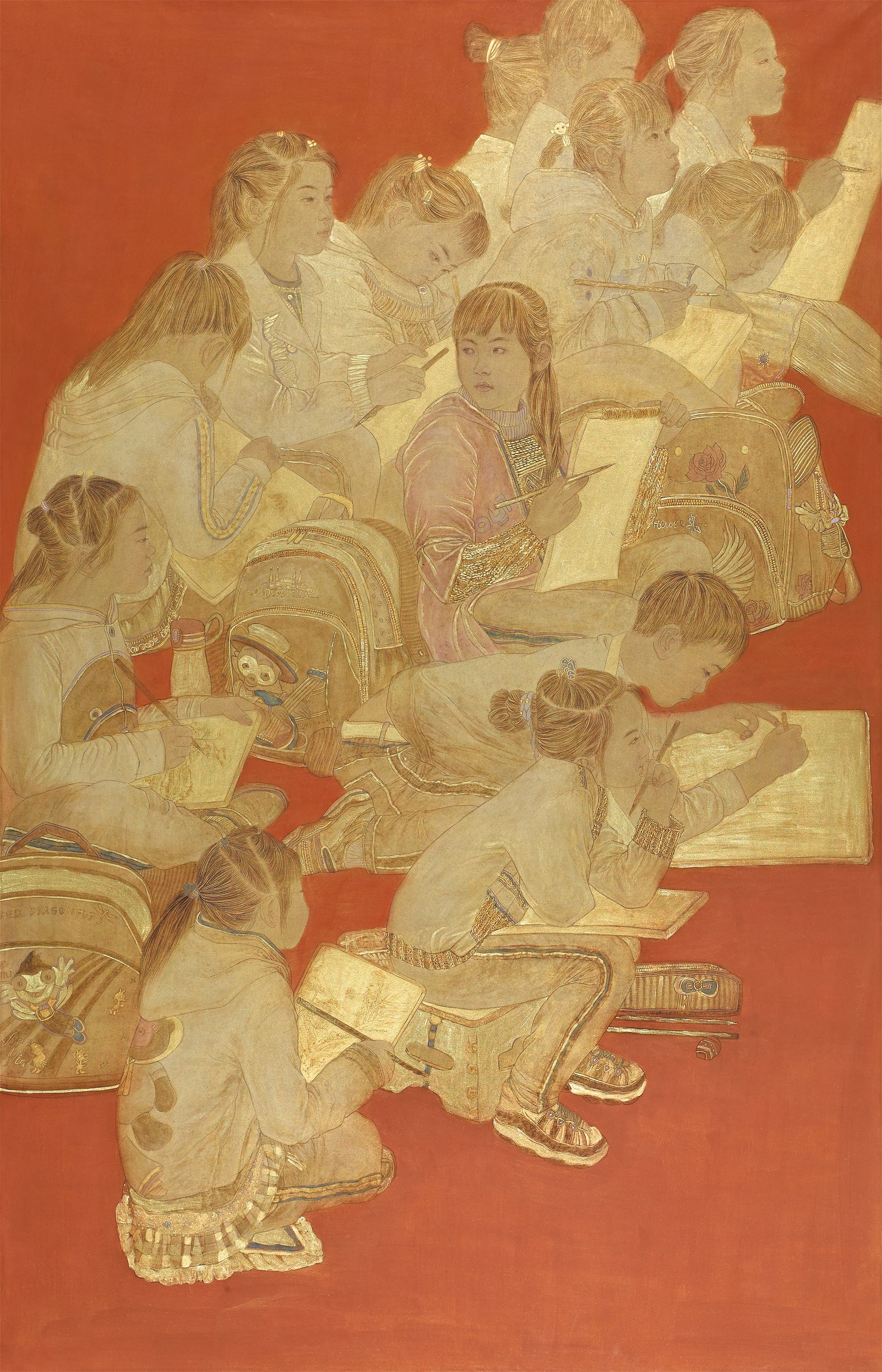 庆祝新中国成立70周年当代名家邀请展画家闵文婧