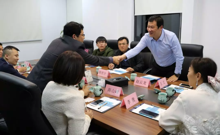 泉眼科技迎来多位大咖莅临指导淄川区发改局局长赵云龙盛情邀请实地