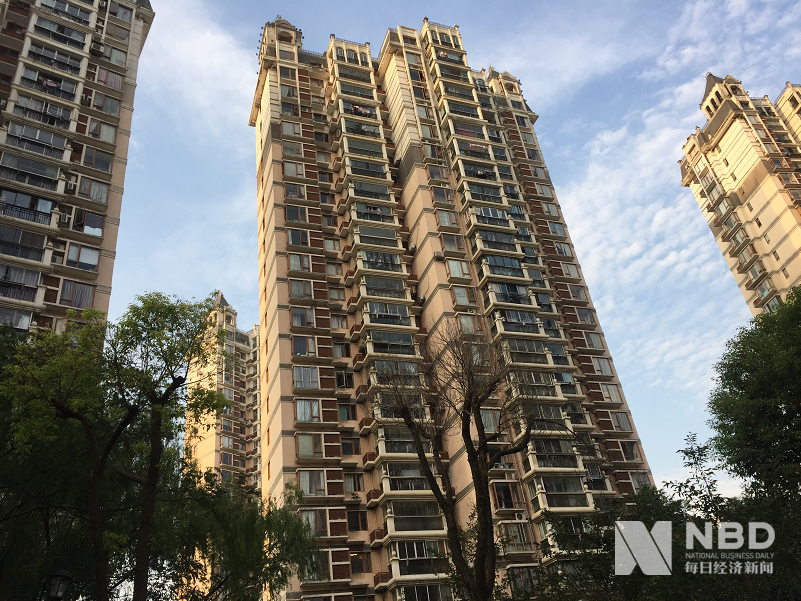 上海某住宅小区 图片来源:每经记者 包晶晶 摄