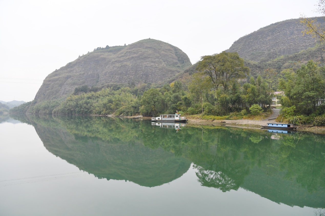 桃源夷望溪世外桃源惹人醉满园绿色关不住