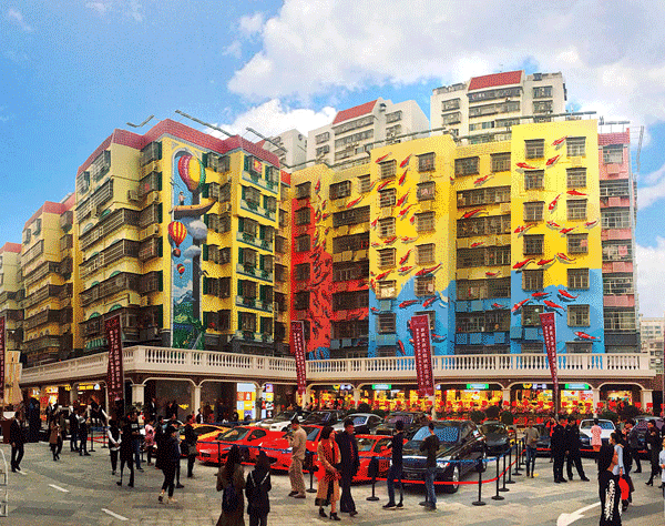 中国最大3d壁画村就在珠海用一吨颜料画成的欧洲小镇美到爆
