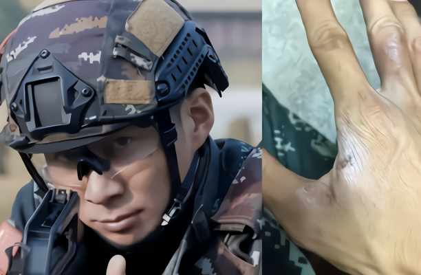 帅炸武警射击新纪录5发094秒每天出枪上千次右手磨出黑茧