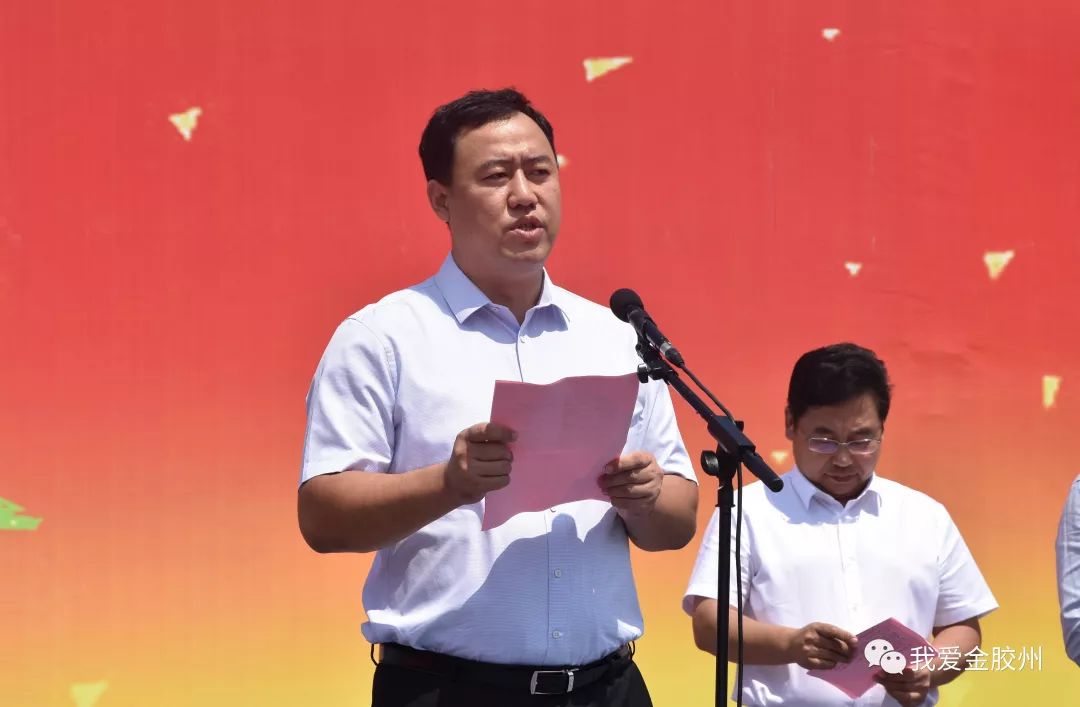 毕维准在致辞中说,感谢省委,省政府,青岛市委,市政府,及相关部门对我