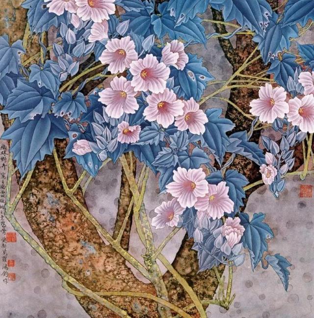 爱新觉罗鸿钧工笔重彩花鸟画欣赏第一辑