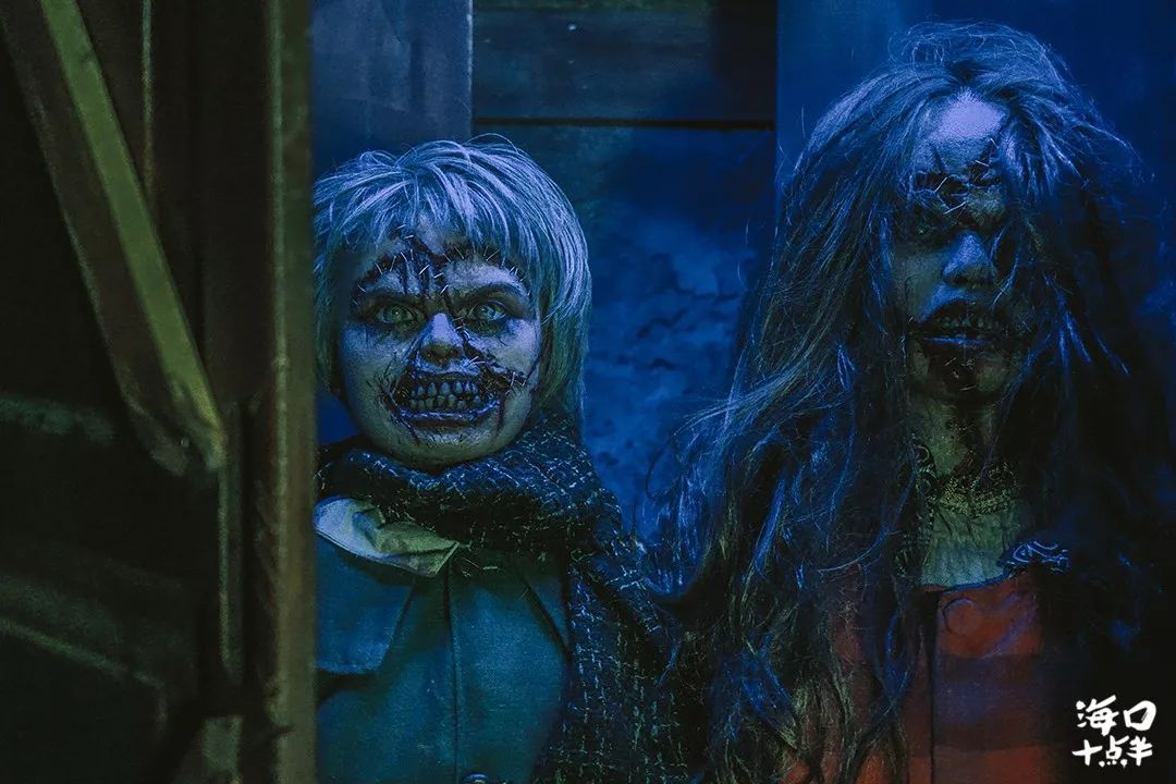 惊悚逼真的鬼怪形象,电影场景般的沉浸式体验,恐怖感官刺激的惊魂密室