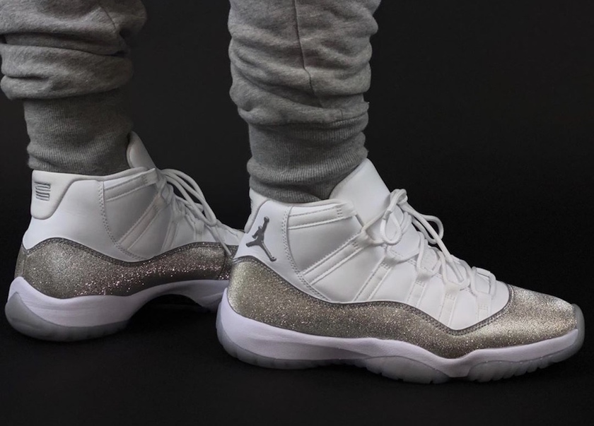 上脚气质奢华!air jordan 11" metallic silver" 月底登场