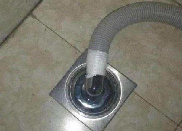 为什么洗衣机排水管不能直插地漏?一听老师傅说完,懊悔才发觉