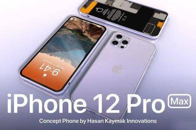 iphone12promax概念版渲染圖曝光屏幕無劉海電池容量大