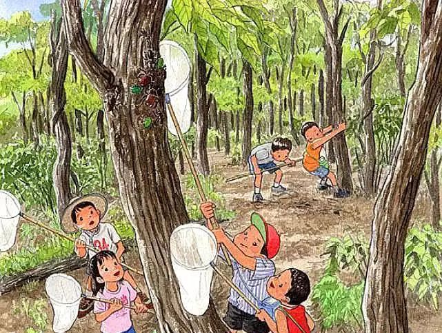 吴长海难忘童年捉知了散文