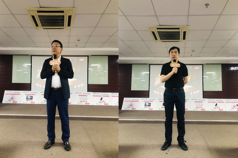 国药控股国大药房有限公司总经理赵小川先生(左),汤臣倍健药业有限