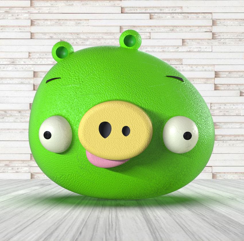 用solidworks画一个绿皮猪