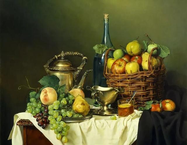 俄罗斯当代古典主义绘画名家,尼古拉·舒瑞金,油画静物作品欣赏