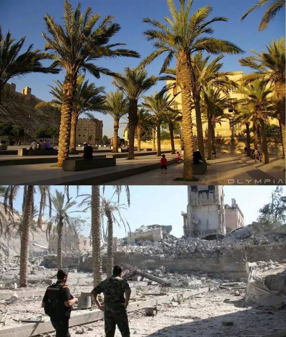 叙利亚战争对比图片