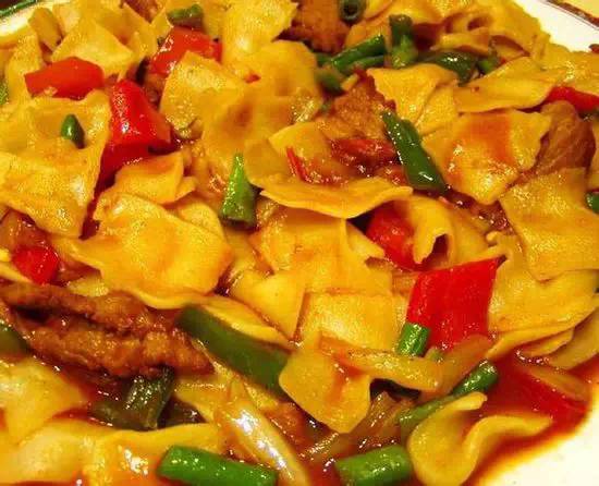 青海菜:羊肉炒面片