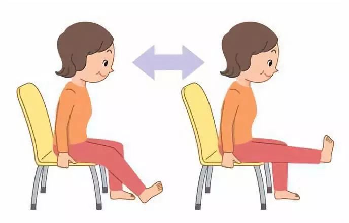 适当进行肌肉锻炼,建议每日进行15分钟直腿抬高锻炼(端坐在一个椅子上