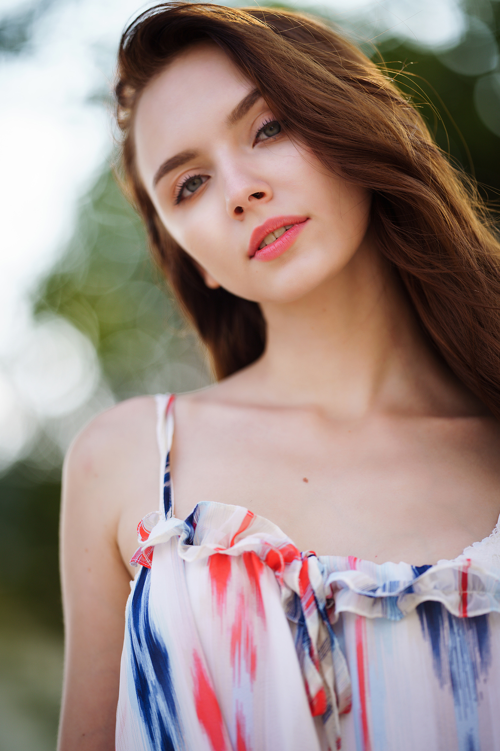 秋意浓索尼微单alpha7riv所拍摄的外国小姐姐