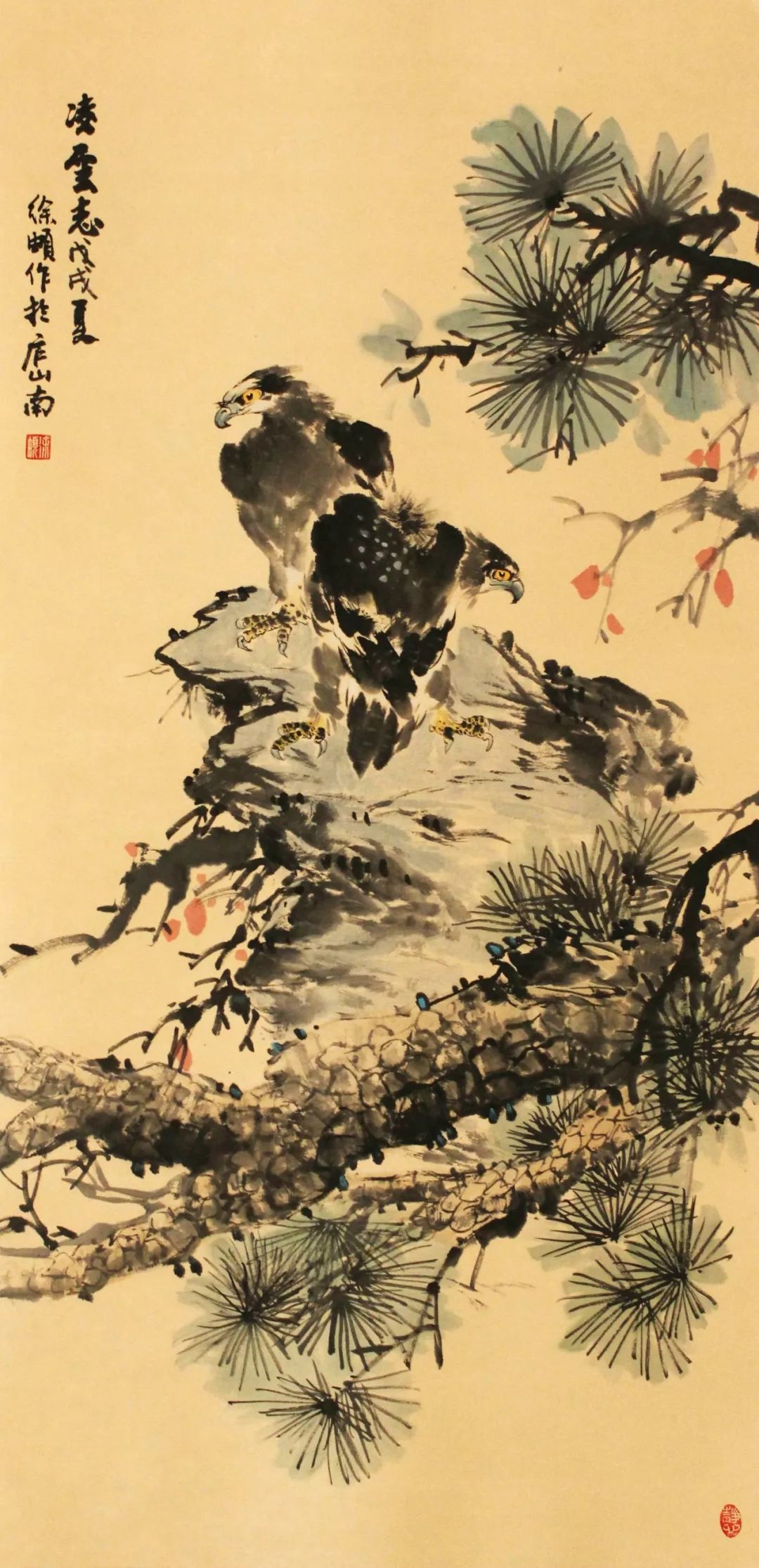 著名国画家徐頔作品欣赏__凤凰网