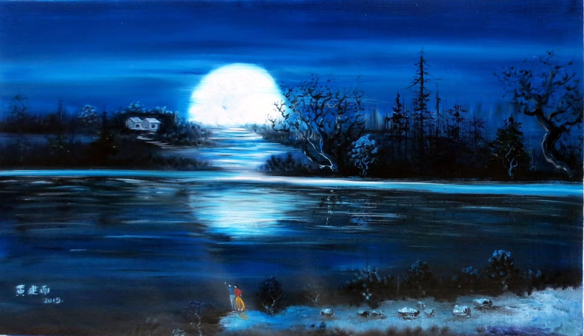 国际著名写意油画家——黄建南作品鉴赏