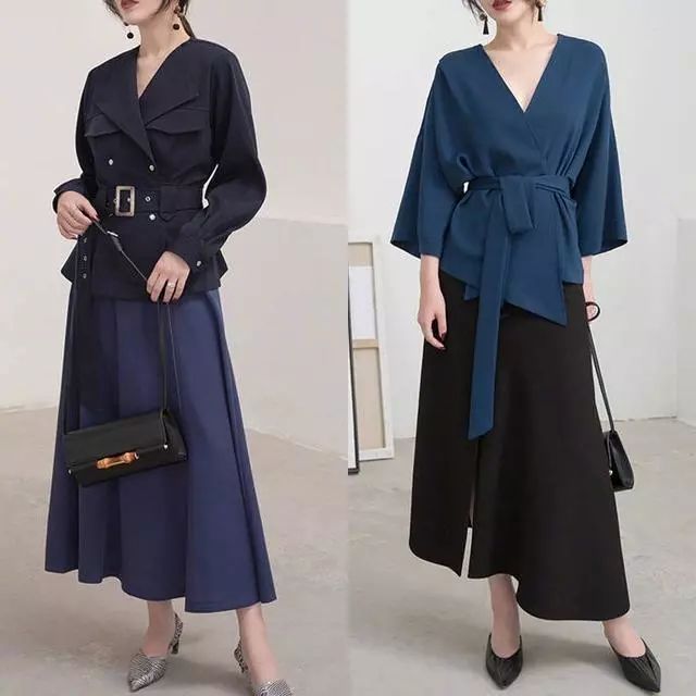 浅蓝色搭配黑色也是十分好看的,比深蓝                    和清雅之