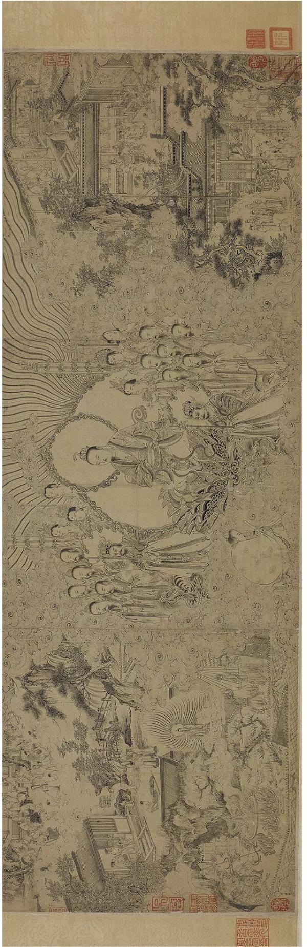 谢稚柳王世襄曾解读上博在展的梁楷黄庭经神像图卷等