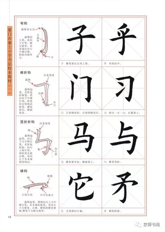 王丙申毛笔楷书入门教程册页扫描