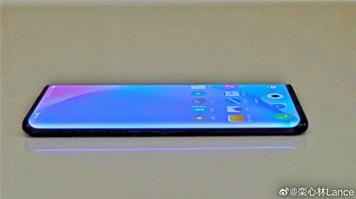 vivo产品线总经理放出vivo nex新品真机外观,确认"瀑布屏"