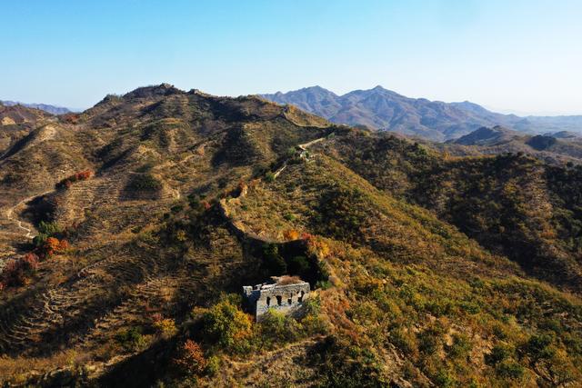 河北遵化:秋染古长城