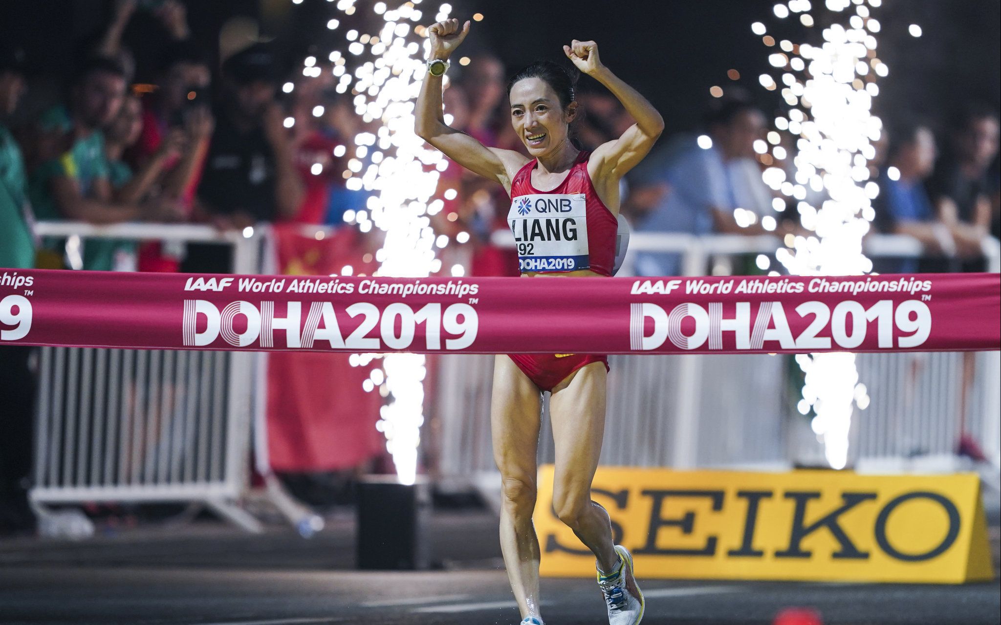 奔走50公里拿下今年世锦赛首金,梁瑞还有奥运梦