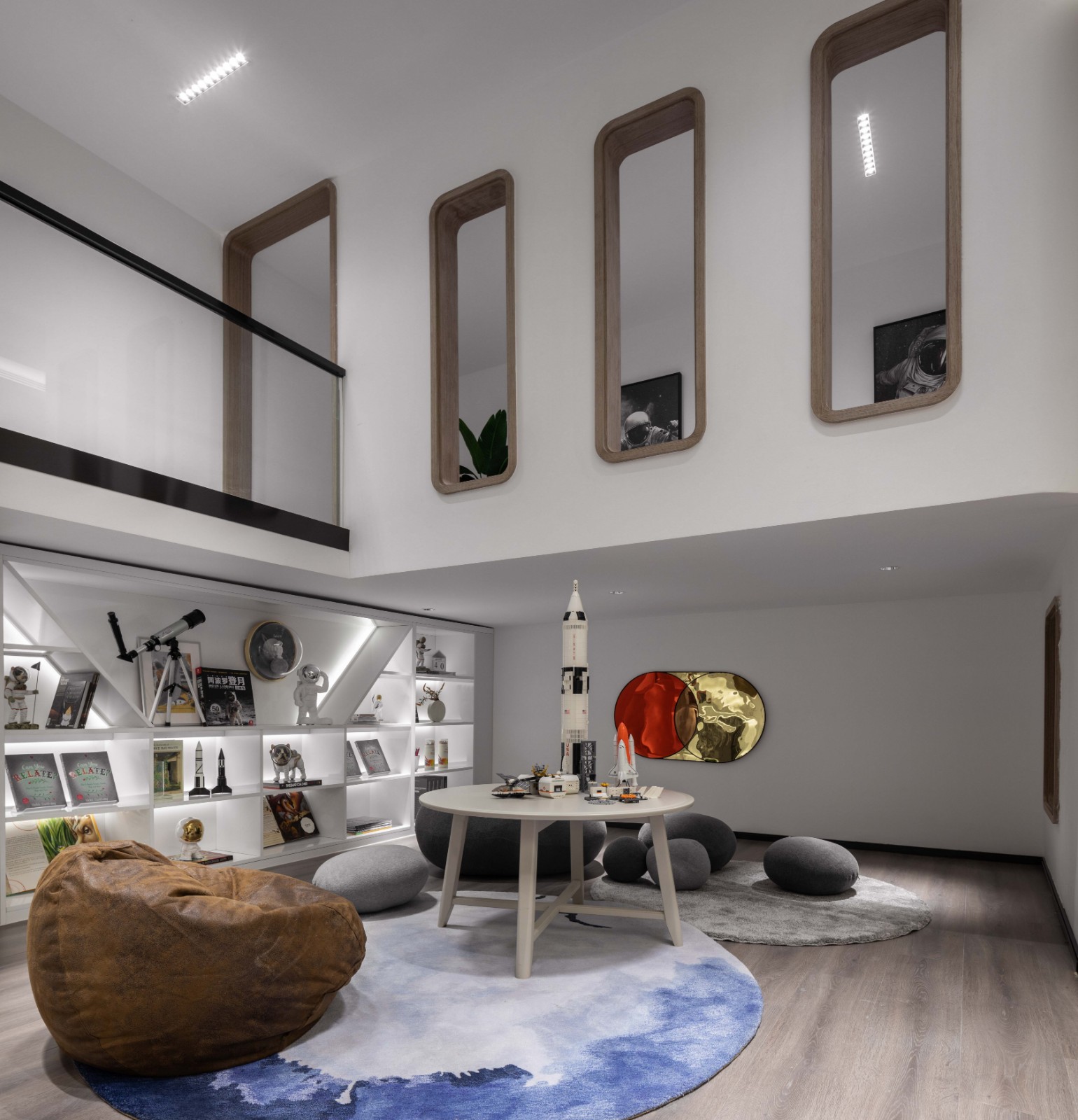 中海丽春湖下跃感受空间触感山禾金缘艺术设计