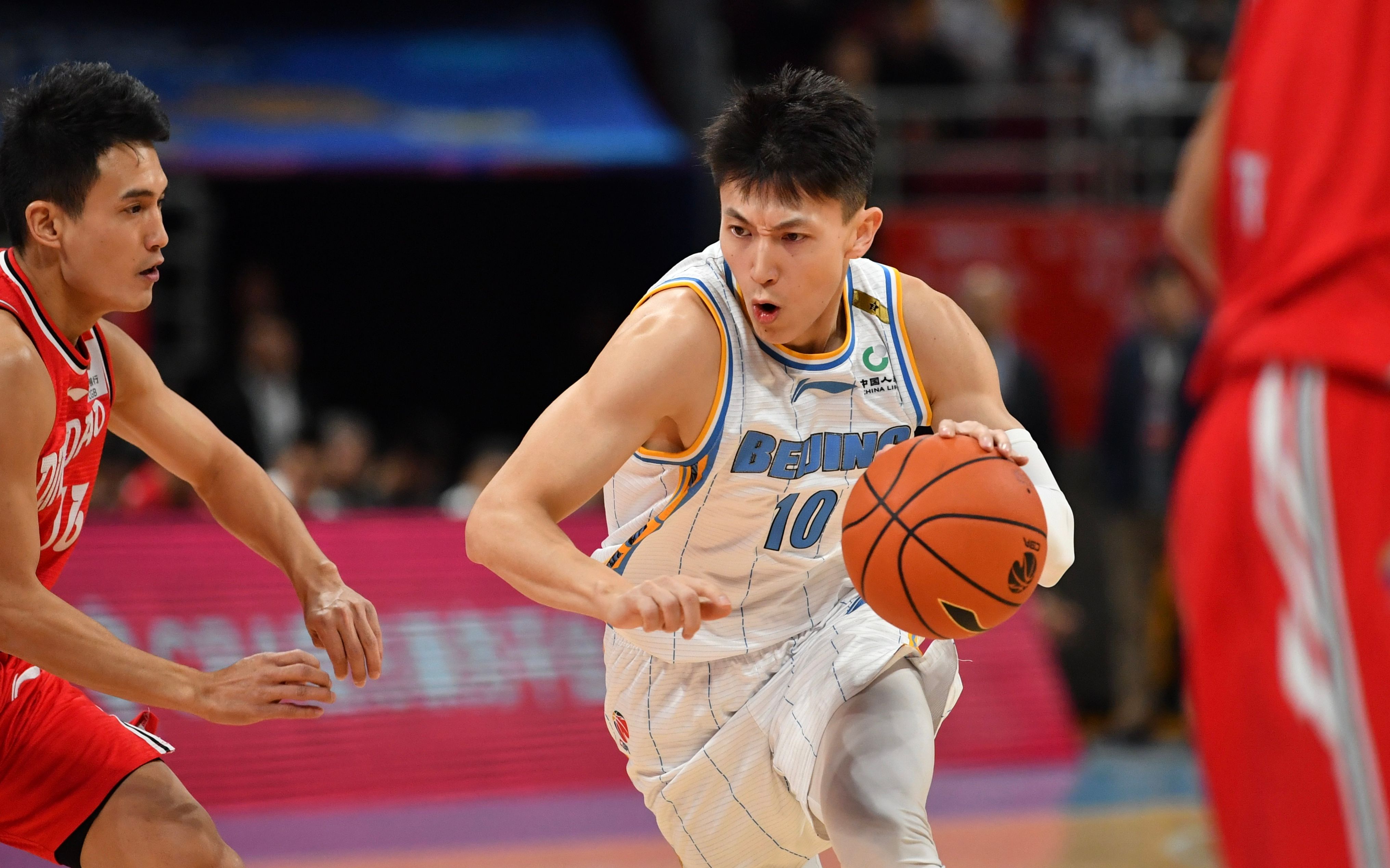 新京报记者 吴江 摄新京报讯(记者 刘晨)北京首钢男篮今晚在主场以115