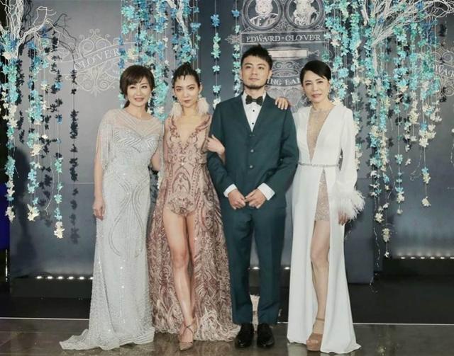 高隽雅和老公陈子豪.哈林(庾澄庆)担任证婚人.