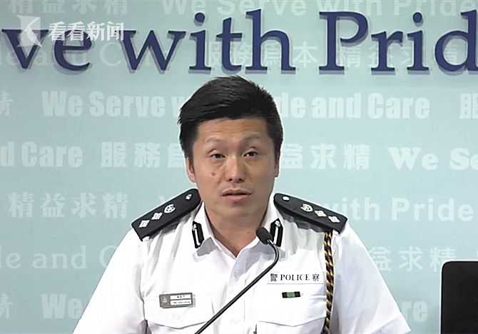 香港警察公共关系科总警司谢振中表示,警方的记者会得到来自香港本地