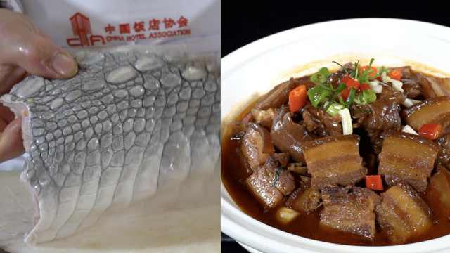 鱷魚肉敢吃嗎土豬肉燒鱷魚超過癮