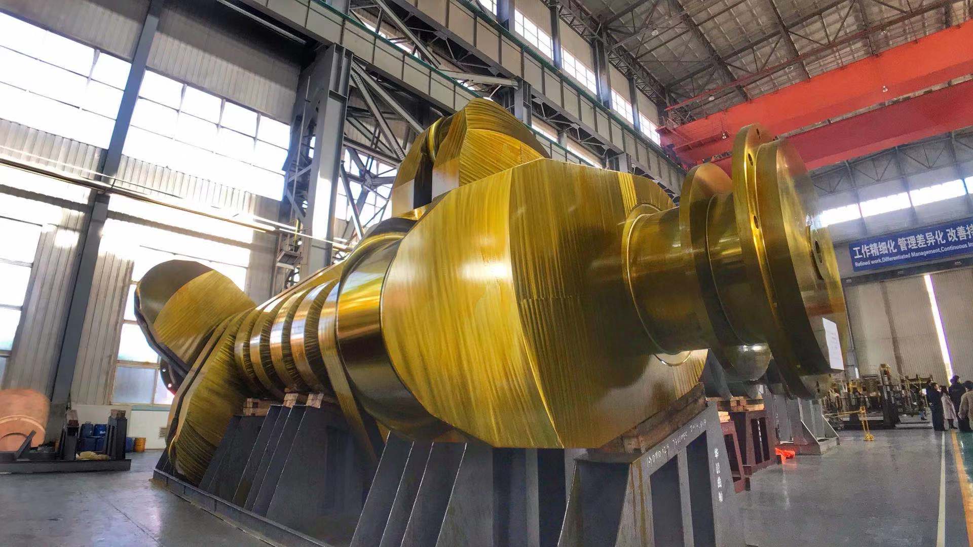 大连重工:干精品曲轴 创世界一流