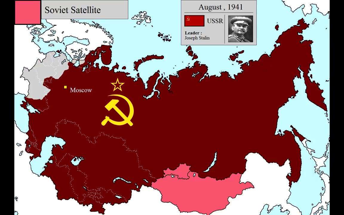 苏联曾经多强大势力一度控制世界70面积豪言一星期推平欧洲