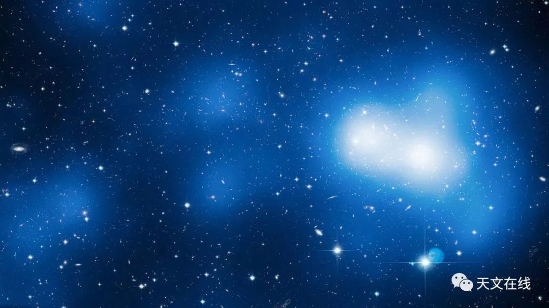 为什么暗物质看起来是发紫色和蓝色的呢?