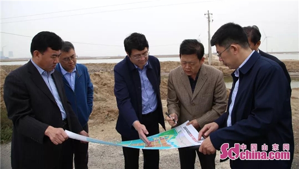 臧伟调研临港产业园基础设施配套工程建设和沾化区"双招双引"重点项目