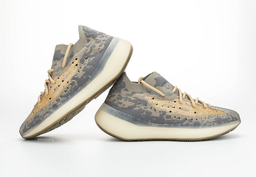 迷彩风格新配色!yeezy boost 380 "mist" 明年二月亮相