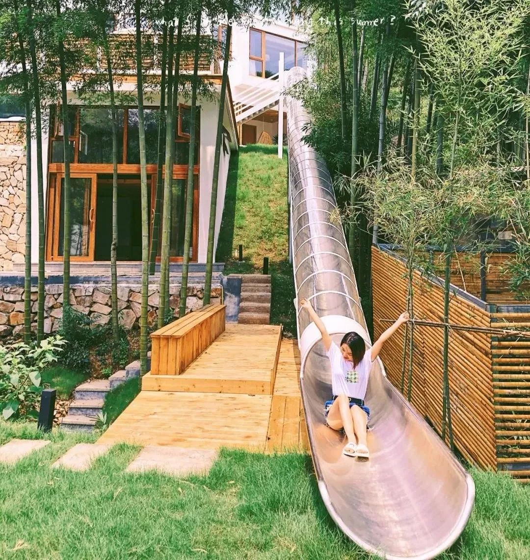 江浙沪网红「滑梯民宿图鉴」上线!让你承包"一座私人游乐场"