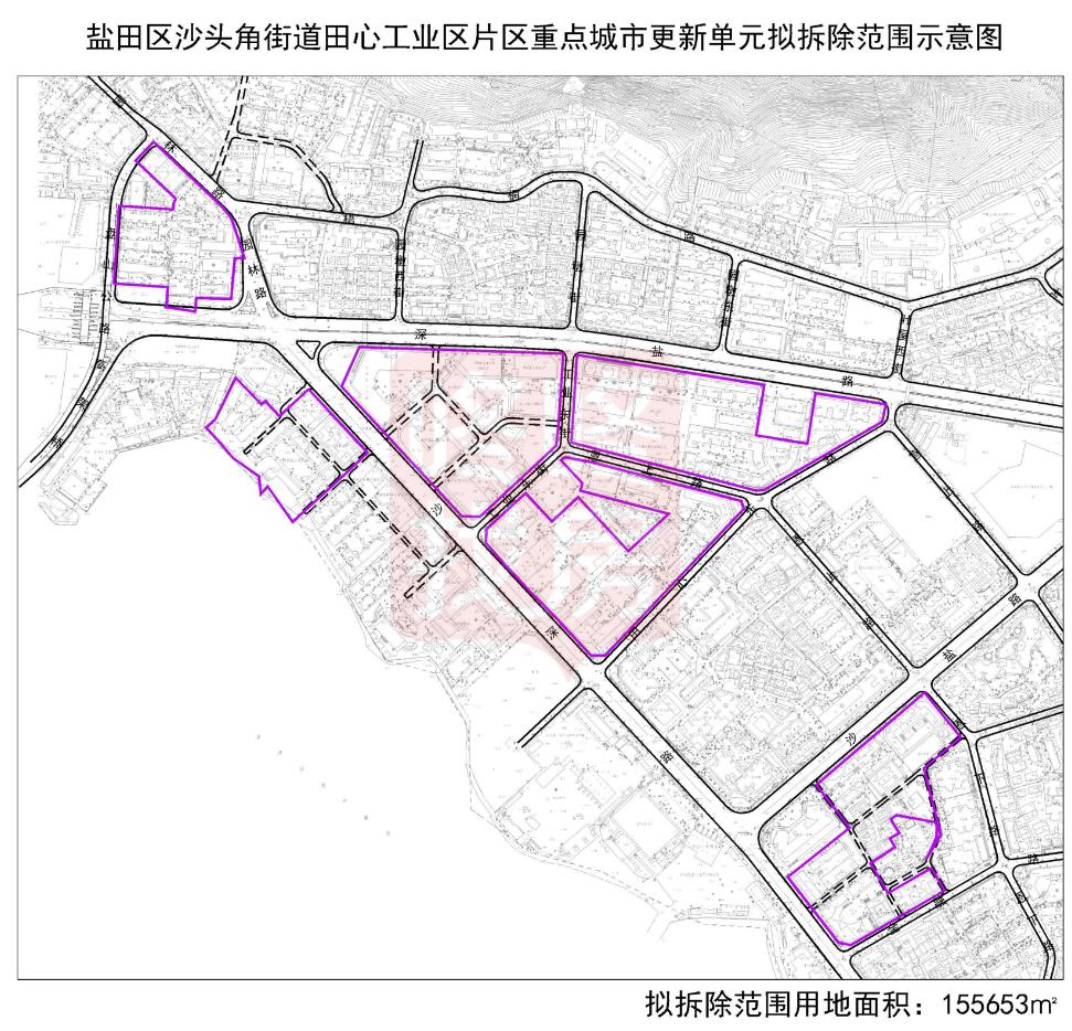 盐田沙头角田心工业区城市更新计划!将落实九年一贯制学校