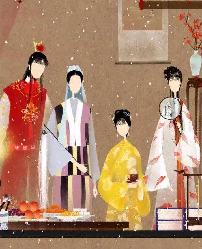 赏雪作诗丨红楼梦里的冬日精致生活