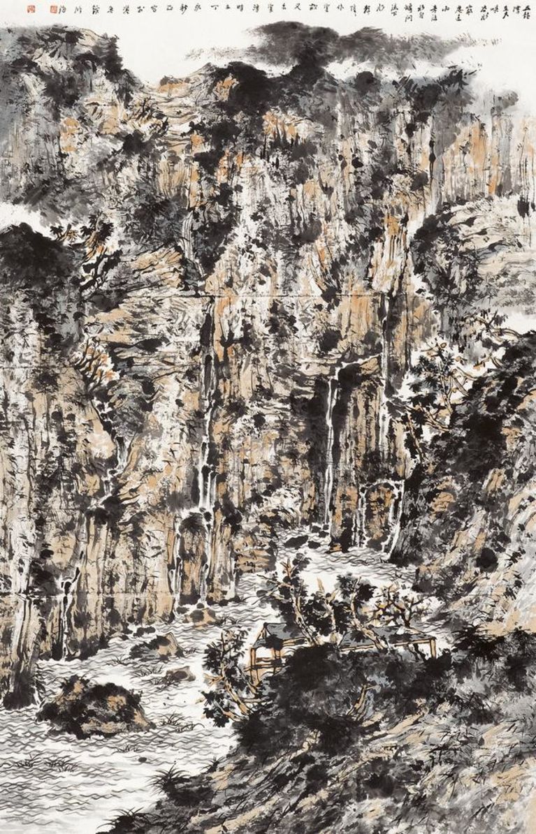 苍劲雄浑 中正朴拙——读买鸿钧的山水画