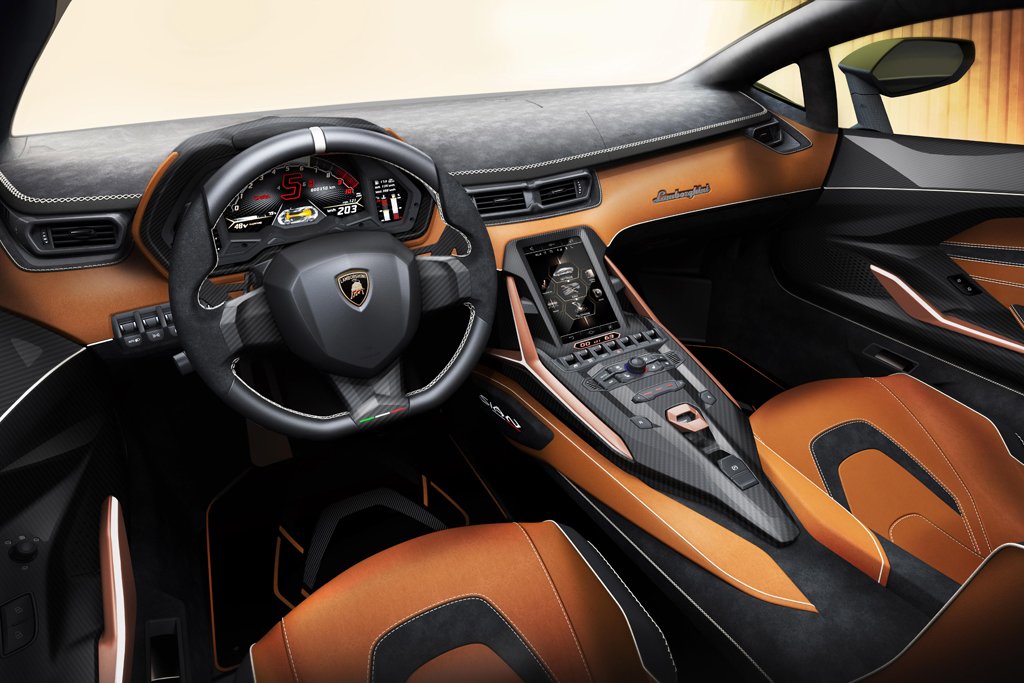 兰博基尼sian混合动力超级跑车预示未来