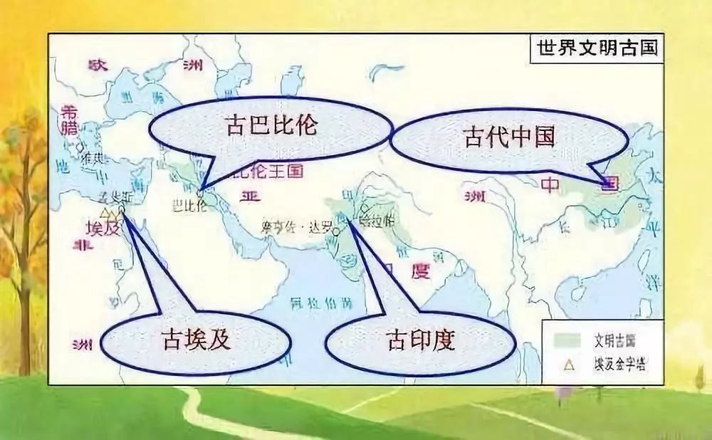 可能在欧亚大陆的中间和西端,也就是两河流域,美索不达米亚文明,地