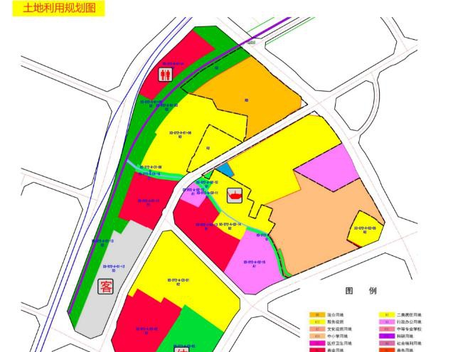 35畝,服務設施用地面積13.035畝,商住混合用地面積51.