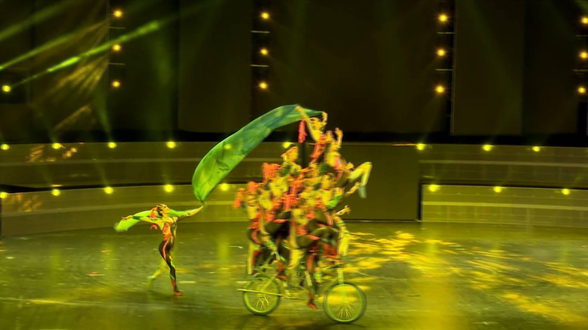 自行车还可以这样骑吴桥杂技节高光时刻之炫彩车技