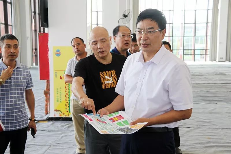 副县长孙其泉现场会办第七届中国沭阳花木节筹备工作