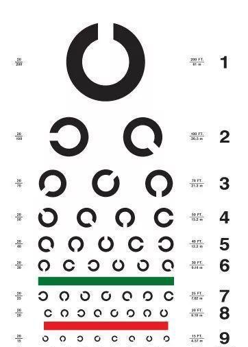 而且他們還有用動物剪影作為元素的視力表,主要給嬰幼兒做視力測試的.