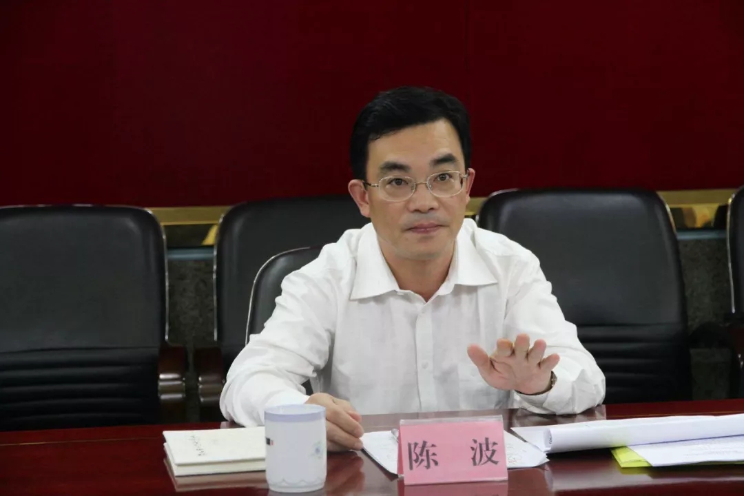 陈波涉嫌严重违纪违法,目前正接受广东省纪委监委纪律审查和监察调查